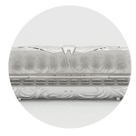 Elegant tooth vault keepsake box for preserving fallen baby teeth